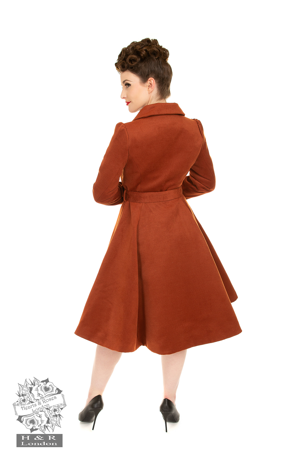 Primrose Caramel Swing Coat